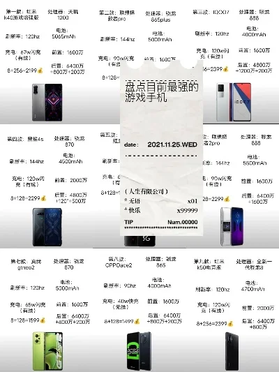 高续航游戏手机排行榜及电竞手机特点解析